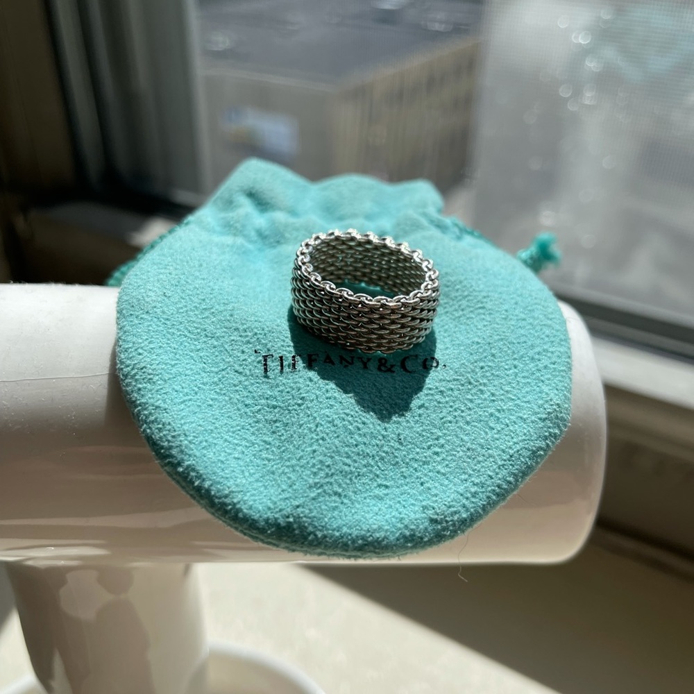 Tiffany & co Somerset mesh ring